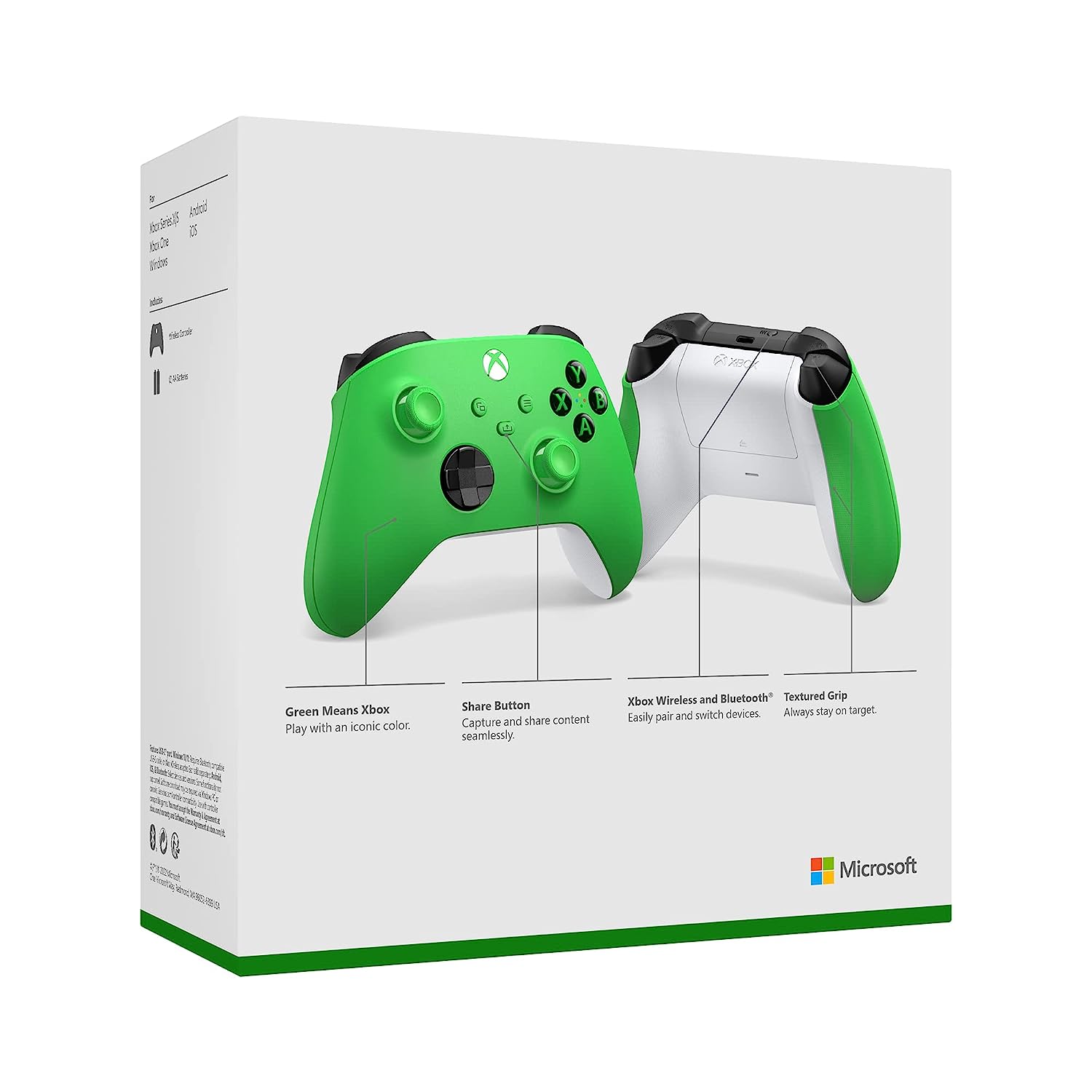 Microsoft Xbox Series X|S Wireless Controller - Velocity Green Microsoft Xbox Series X|S Wireless Controller - Velocity Green